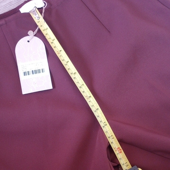 NWT Meshki Brown Boot Cut Flare Pants - Picture 5 of 6